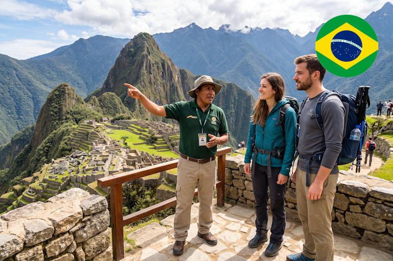 Guia em Machu Picchu em português