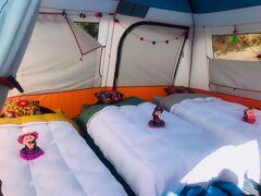 Tenda de luxo para a noite durante a caminhada na Trilha Inca Imperial